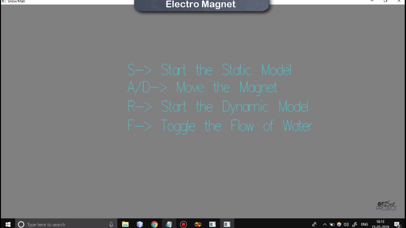 Free Mini DBMS Project Free Electromagnetic Induction using OpenGL 3